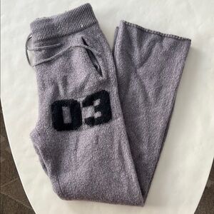 END DAYS 03 Mohair Gray Sweatpants Men's Small